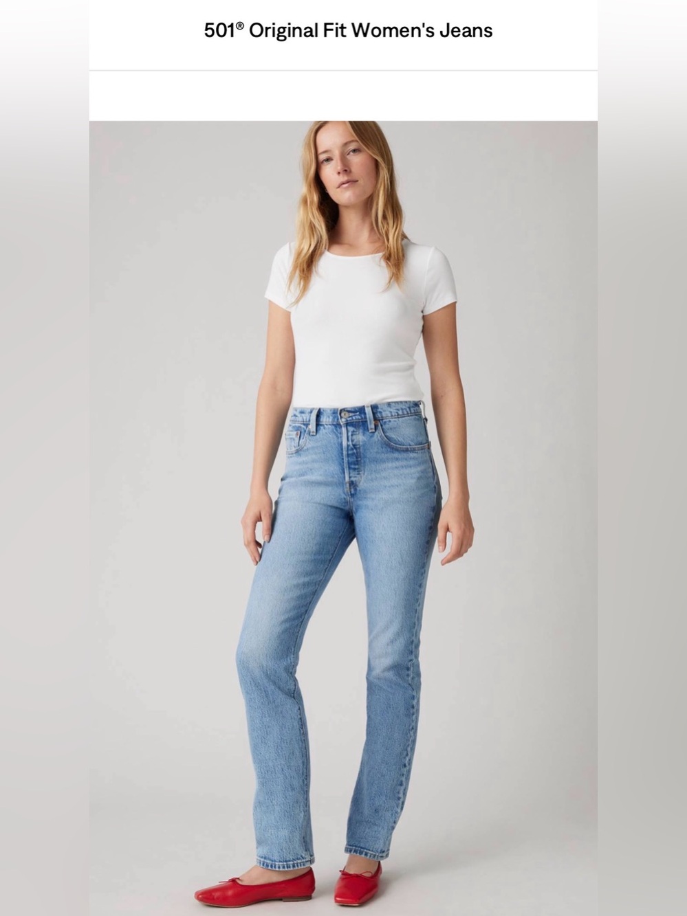 LEVI’s 501 Jeans for Women “Hollow Days” (Medium Wash) in 27x32 - Picture 9 of 9